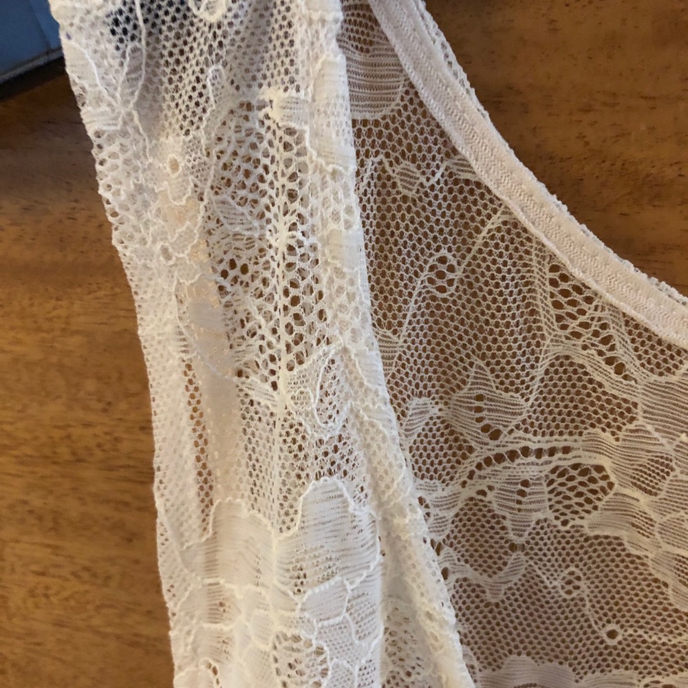 Torrid babydoll lace layering top size 1 - Picture 3 of 4